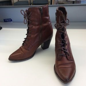 FRYE Lace-up Booties